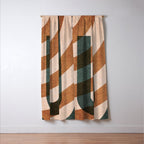ABSTRACT ALPHABET / Decorative J Window Curtain Gallery Image 3