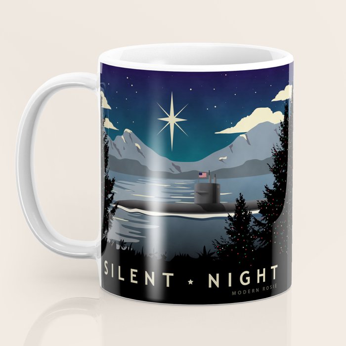 Silent Night - Submarine Holiday Coffee Mug Gallery Image 3