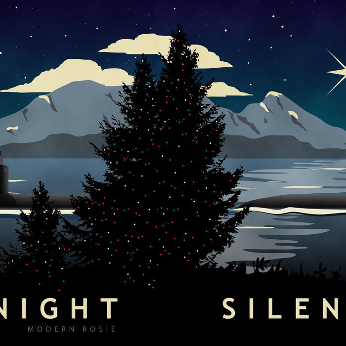 Silent Night - Submarine Holiday Coffee Mug Gallery Image 2