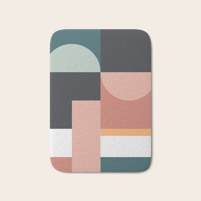 Abstract Geometric 07 Bath Mat Gallery Image 1