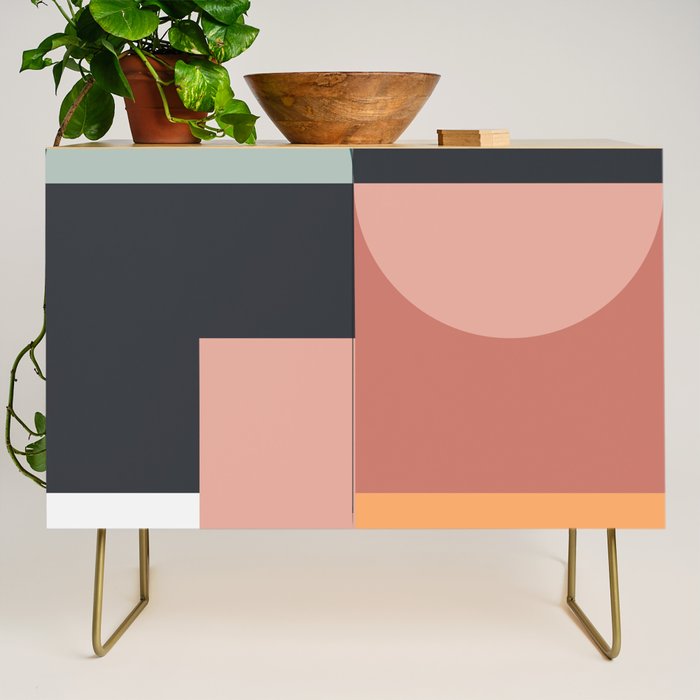 Abstract Geometric 07 Credenza Gallery Image 1