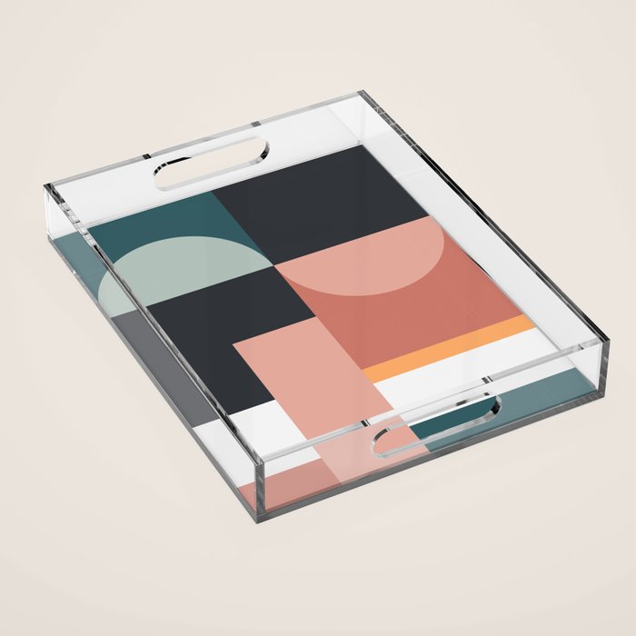 Abstract Geometric 07 Acrylic Tray Gallery Image 1