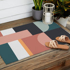 Abstract Geometric 07 Outdoor Rug Gallery Image 2