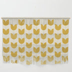 Spring Tulips II Yellow Mid Century Flowers Wall Hanging Gallery Image 1