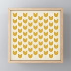 Spring Tulips II Yellow Mid Century Flowers Mini Art Print Gallery Image 1