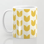 Spring Tulips II Yellow Mid Century Flowers Coffee Mug Gallery Image 3