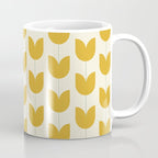 Spring Tulips II Yellow Mid Century Flowers Coffee Mug Gallery Image 1