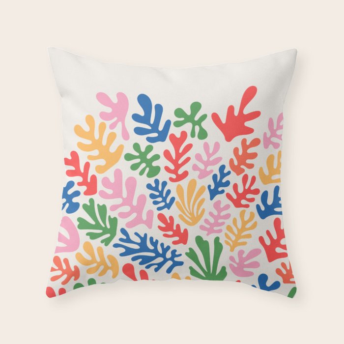Matisse Paper Collage I Throw Pillow Gallery Image 6