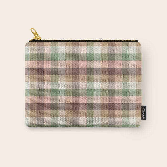 Timberland Gingham Plaid Cozy Heirloom Multi Carry All Pouch Gallery Image 1