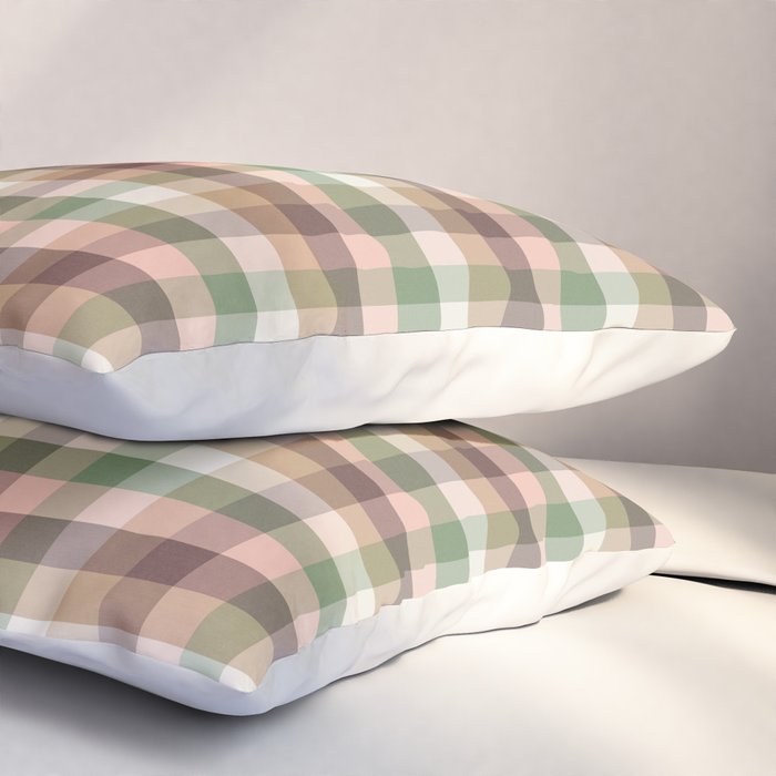 Timberland Gingham Plaid Cozy Heirloom Multi Pillow Sham Gallery Image 3