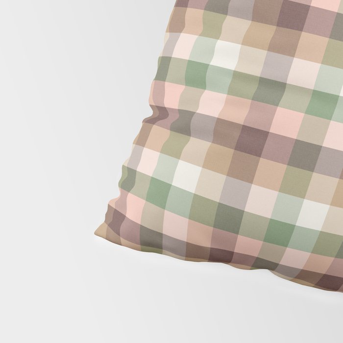 Timberland Gingham Plaid Cozy Heirloom Multi Pillow Sham Gallery Image 4