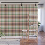 Timberland Gingham Plaid Cozy Heirloom Multi Wall Mural Gallery Image 1