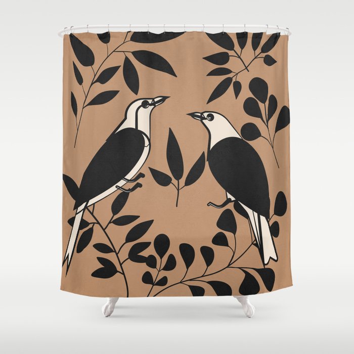 Song in the branches 5 Shower Curtain Gallery Image 1