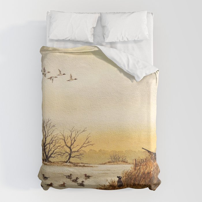 Hunting Pintail Ducks Duvet Cover Gallery Image 1