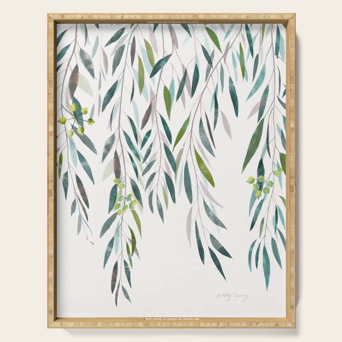 Eucalyptus Drop  Serving Tray Gallery Image 1