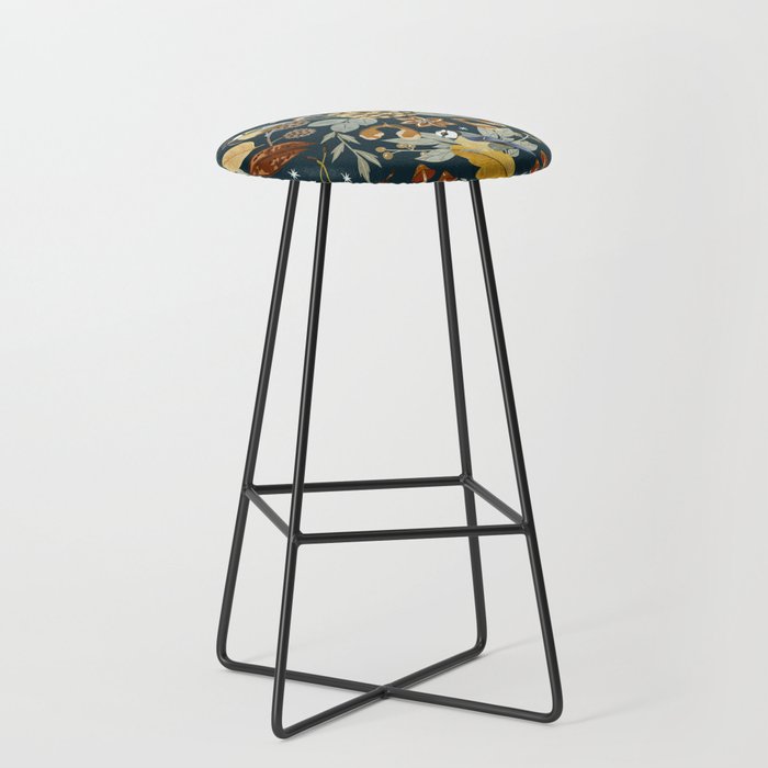 Birds in Autumn Night DP Stool Gallery Image 1