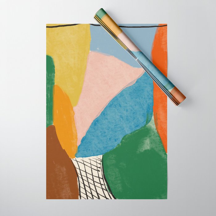 Color Composition Wrapping Paper Gallery Image 1