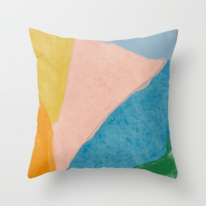 Color Composition Throw Pillow Gallery Image 1