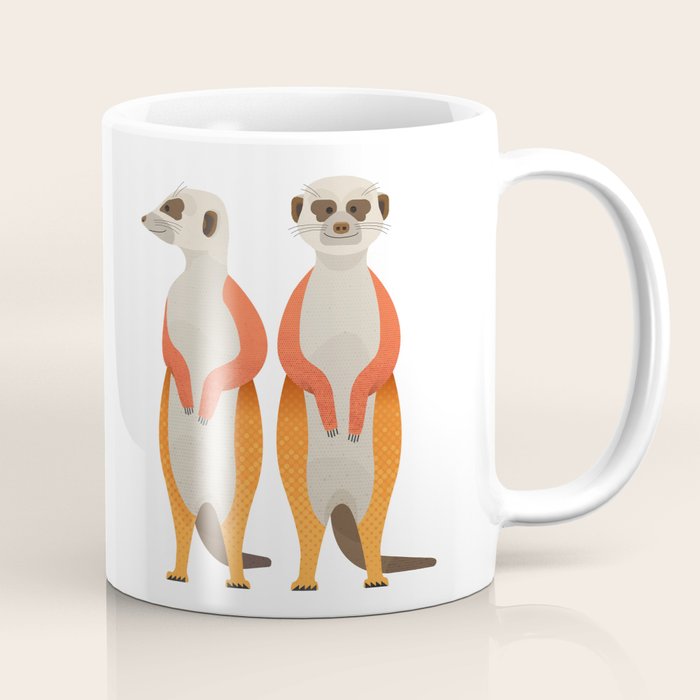 Whimsy Meerkats Coffee Mug Gallery Image 1