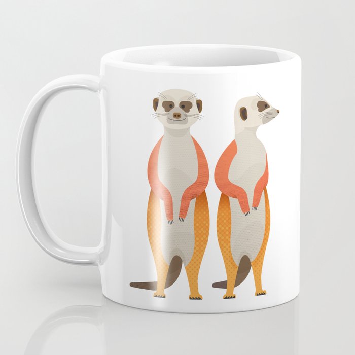 Whimsy Meerkats Coffee Mug Gallery Image 3