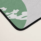 Tropical Spring | Pastel Quirky Modern Bohemian Jungle Botanical | Flamingo Palm Cockatoo Birds Desk Mat Gallery Image 4
