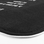 Between stimulus and response, there is a space. Viktor Frankl Quote Bath Mat Gallery Image 3