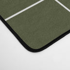 Grid (Olive Green) Desk Mat Gallery Image 4