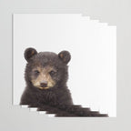 Baby Bear, Bear Cub, Kids Art, Baby Animals Art Print By Synplus Wrapping Paper Gallery Image 3