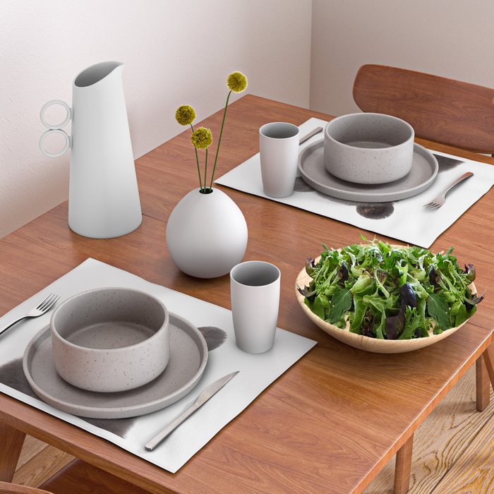 Baby Bear, Bear Cub, Kids Art, Baby Animals Art Print By Synplus Placemat Gallery Image 2