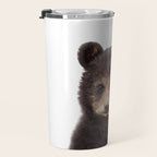 Baby Bear, Bear Cub, Kids Art, Baby Animals Art Print By Synplus Travel Mug Gallery Image 3