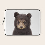 Baby Bear, Bear Cub, Kids Art, Baby Animals Art Print By Synplus Laptop Sleeve Gallery Image 1