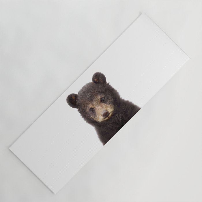 Baby Bear, Bear Cub, Kids Art, Baby Animals Art Print By Synplus Yoga Mat Gallery Image 1