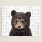Baby Bear, Bear Cub, Kids Art, Baby Animals Art Print By Synplus Jigsaw Puzzle Gallery Image 1