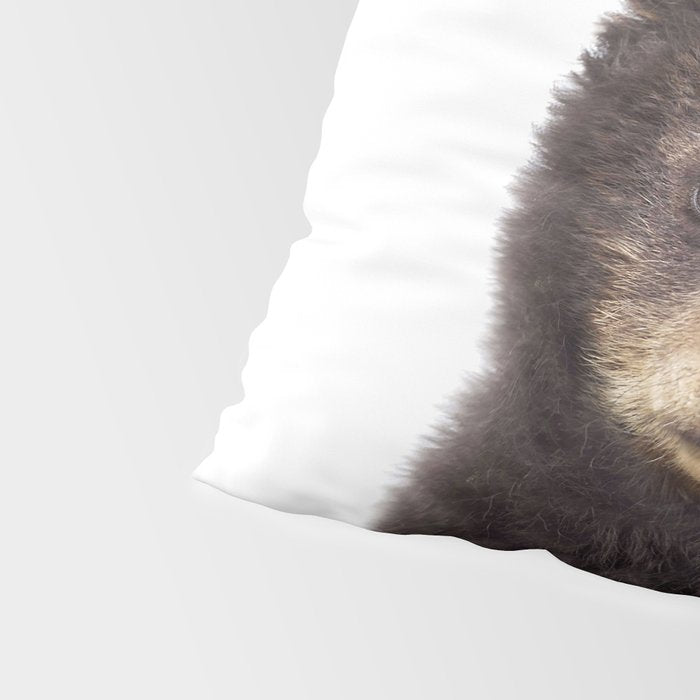 Baby Bear, Bear Cub, Kids Art, Baby Animals Art Print By Synplus Pillow Sham Gallery Image 4