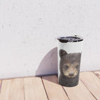 Baby Bear, Bear Cub, Kids Art, Baby Animals Art Print By Synplus Travel Mug Gallery Image 4