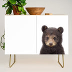 Baby Bear, Bear Cub, Kids Art, Baby Animals Art Print By Synplus Credenza Gallery Image 1