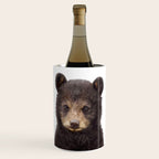 Baby Bear, Bear Cub, Kids Art, Baby Animals Art Print By Synplus Wine Chiller Gallery Image 1