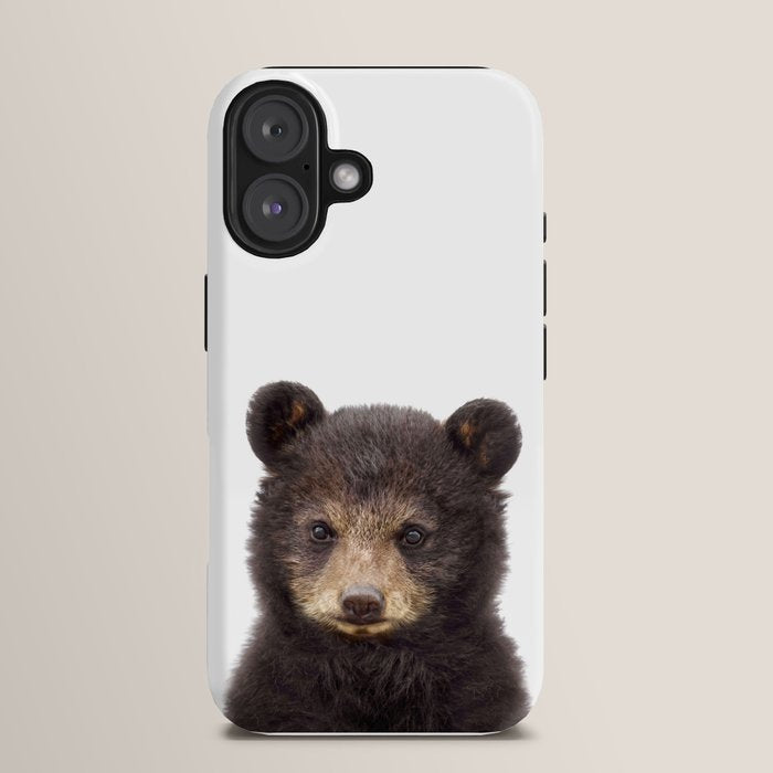 Baby Bear, Bear Cub, Kids Art, Baby Animals Art Print By Synplus iPhone Case Gallery Image 13