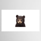 Baby Bear, Bear Cub, Kids Art, Baby Animals Art Print By Synplus Tablecloth Gallery Image 2