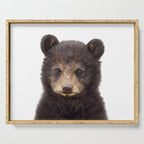 Baby Bear, Bear Cub, Kids Art, Baby Animals Art Print By Synplus Serving Tray Gallery Image 1
