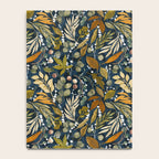 Fall leafy nature dark A Notebook Gallery Image 4