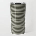 Green Organic Texture Geometric  Travel Mug Gallery Image 1