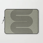 Green Organic Texture Geometric  Laptop Sleeve Gallery Image 1