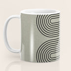 Green Organic Texture Geometric  Coffee Mug Gallery Image 3