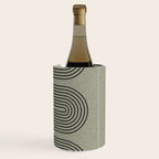 Green Organic Texture Geometric  Wine Chiller Gallery Image 3