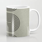Green Organic Texture Geometric  Coffee Mug Gallery Image 1