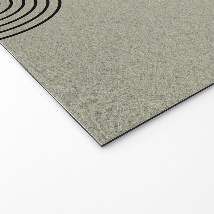 Green Organic Texture Geometric  Welcome Mat Gallery Image 2
