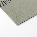 Green Organic Texture Geometric  Welcome Mat Gallery Image 2