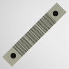 Green Organic Texture Geometric  Table Runner Gallery Image 3
