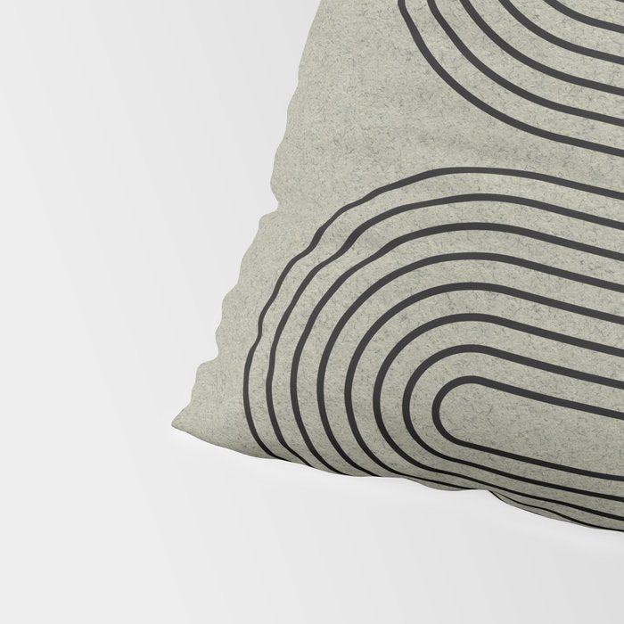 Green Organic Texture Geometric  Pillow Sham Gallery Image 4